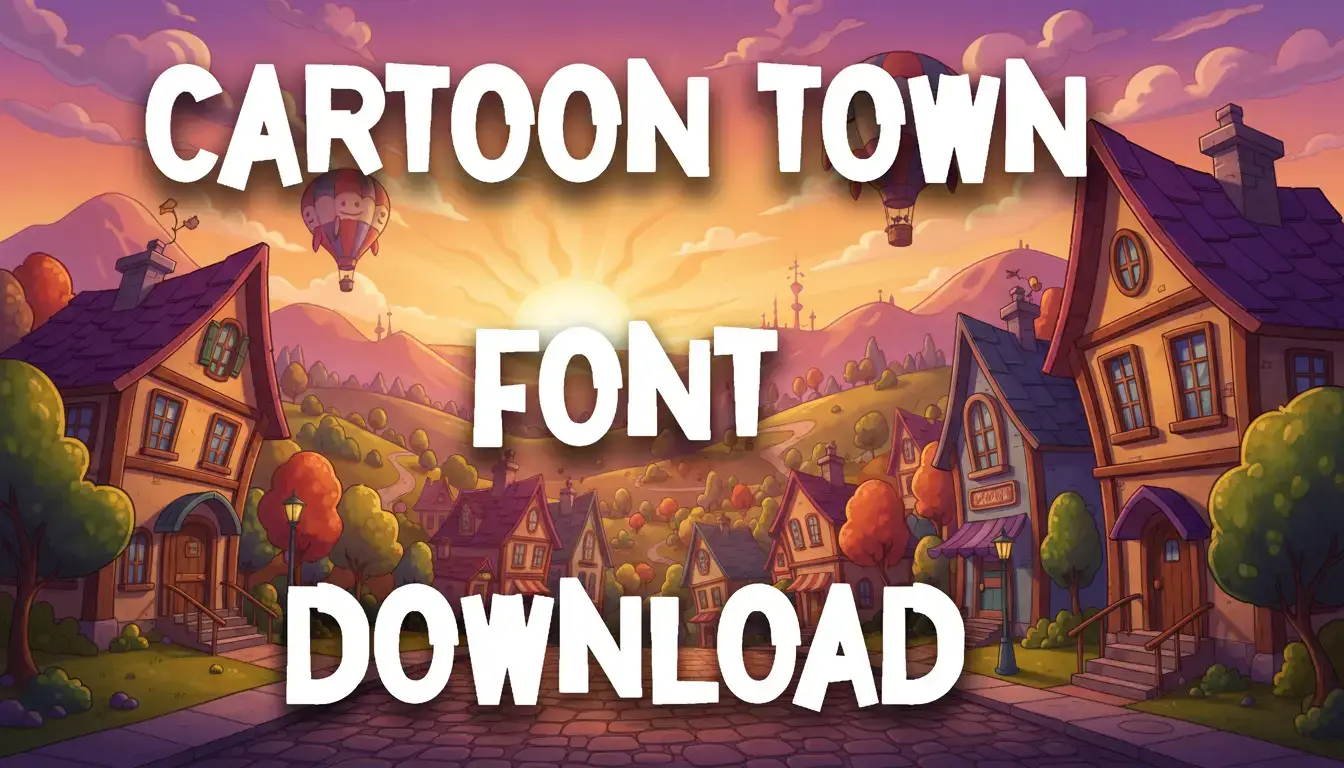Cartoon Town Font Download