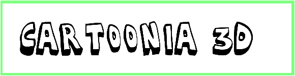 Cartoonia 3D Font free download