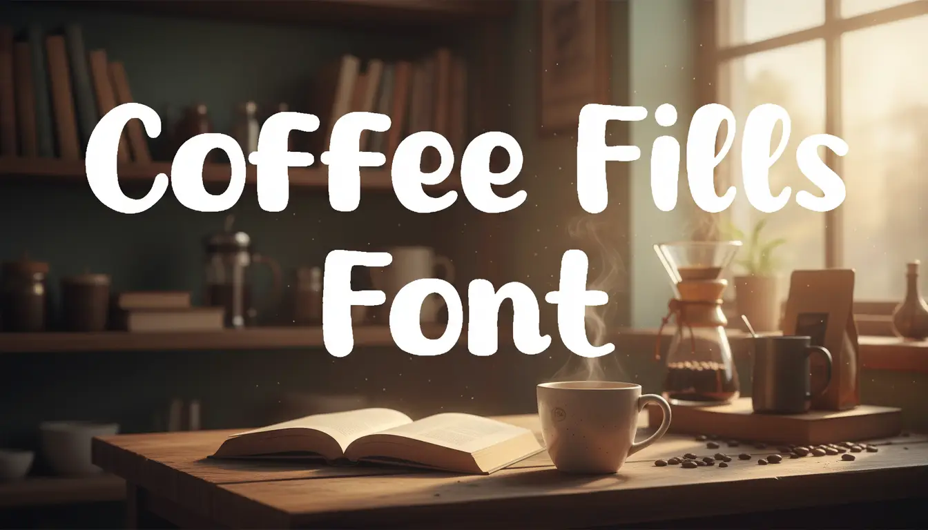 Coffee Fills Font