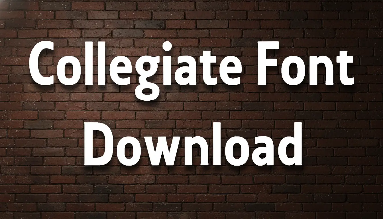 Collegiate Font Download