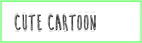 Cute Cartoon Font free Download