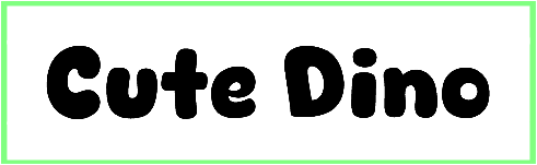 Cute Dino Font free download