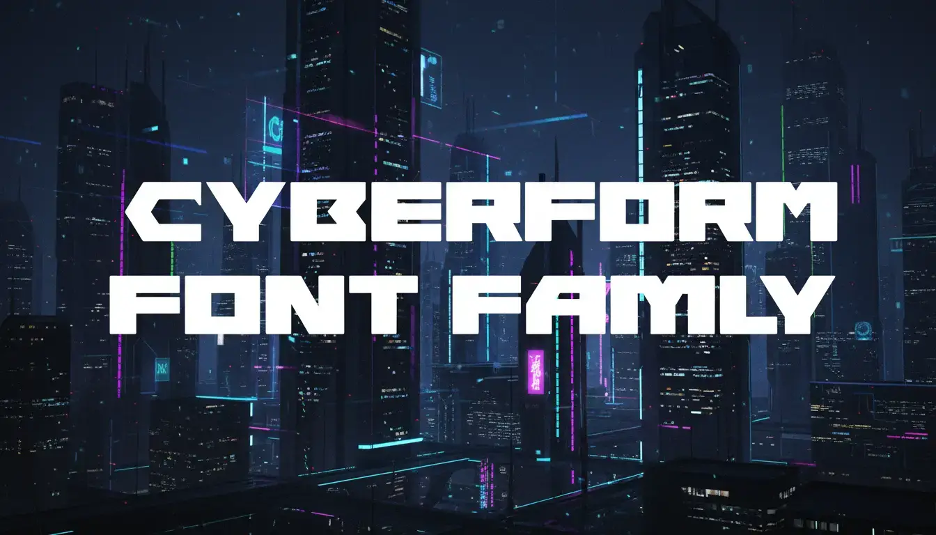 Cyberform Font Family