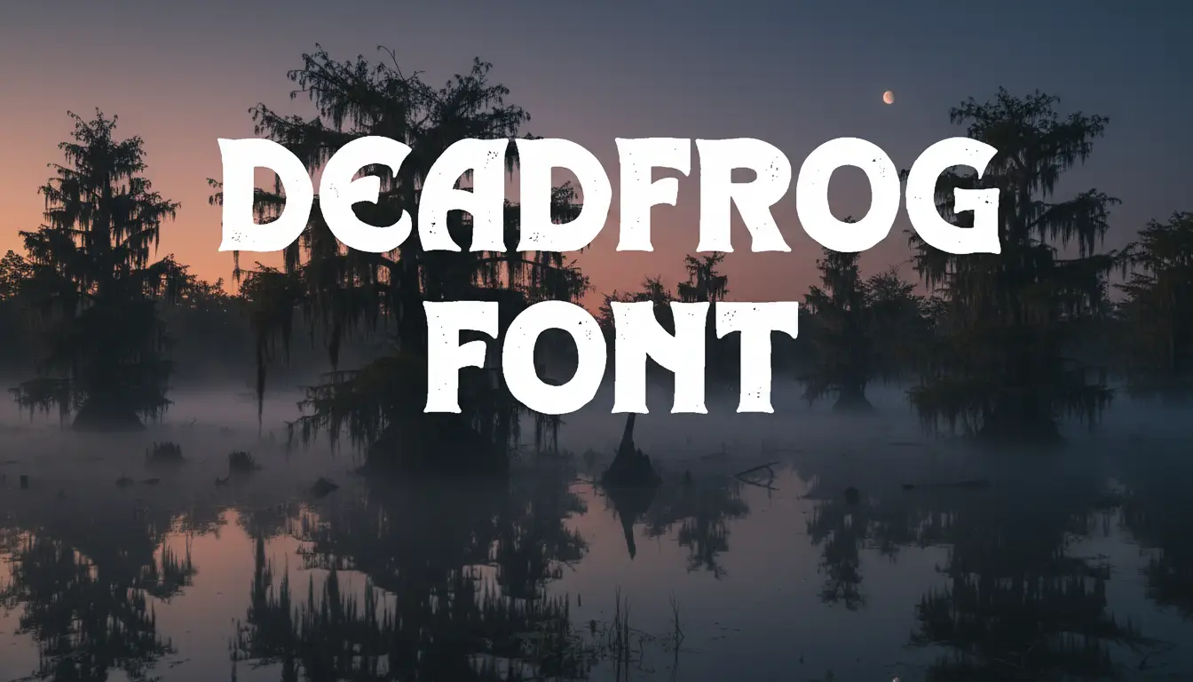 DeadFrog Font