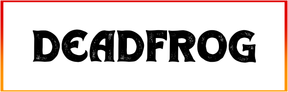 DeadFrog Font free Download