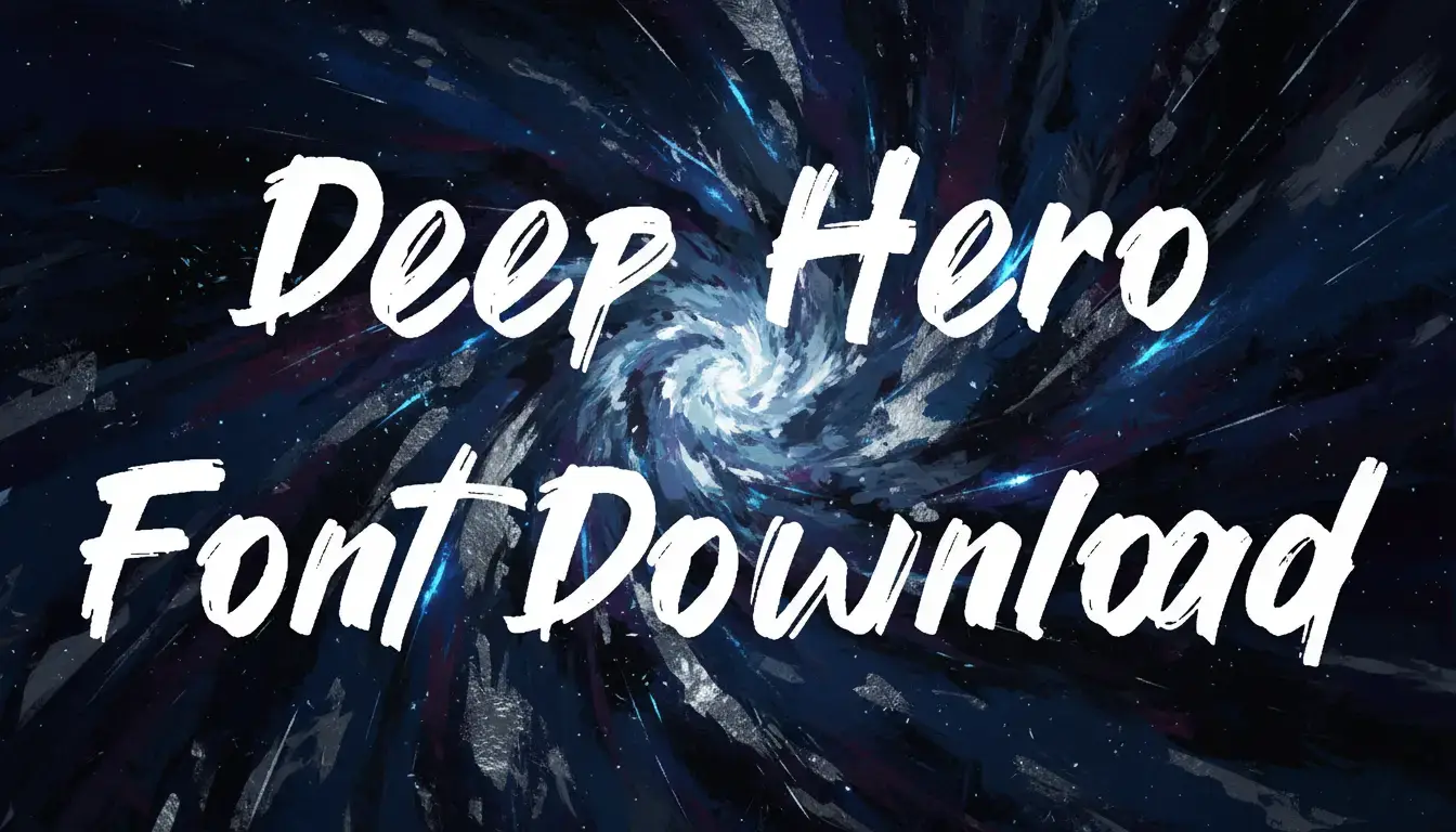 Deep Hero Font Download
