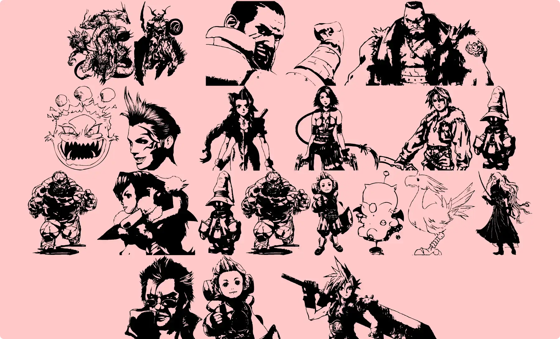 Final Fantasy Elements Font