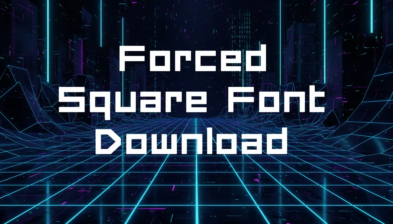 Forced Square Font Download