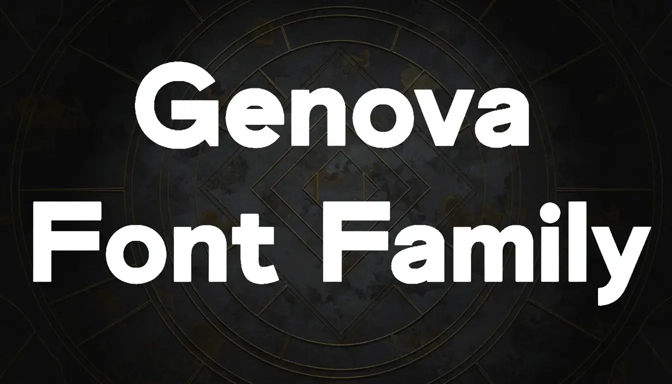 Genova Font Family