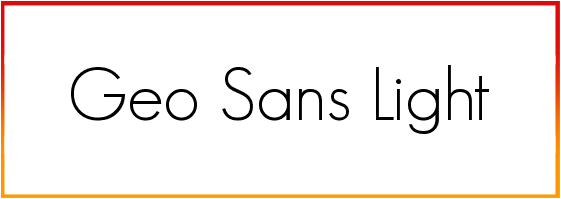 Geo Sans Light Font free Download