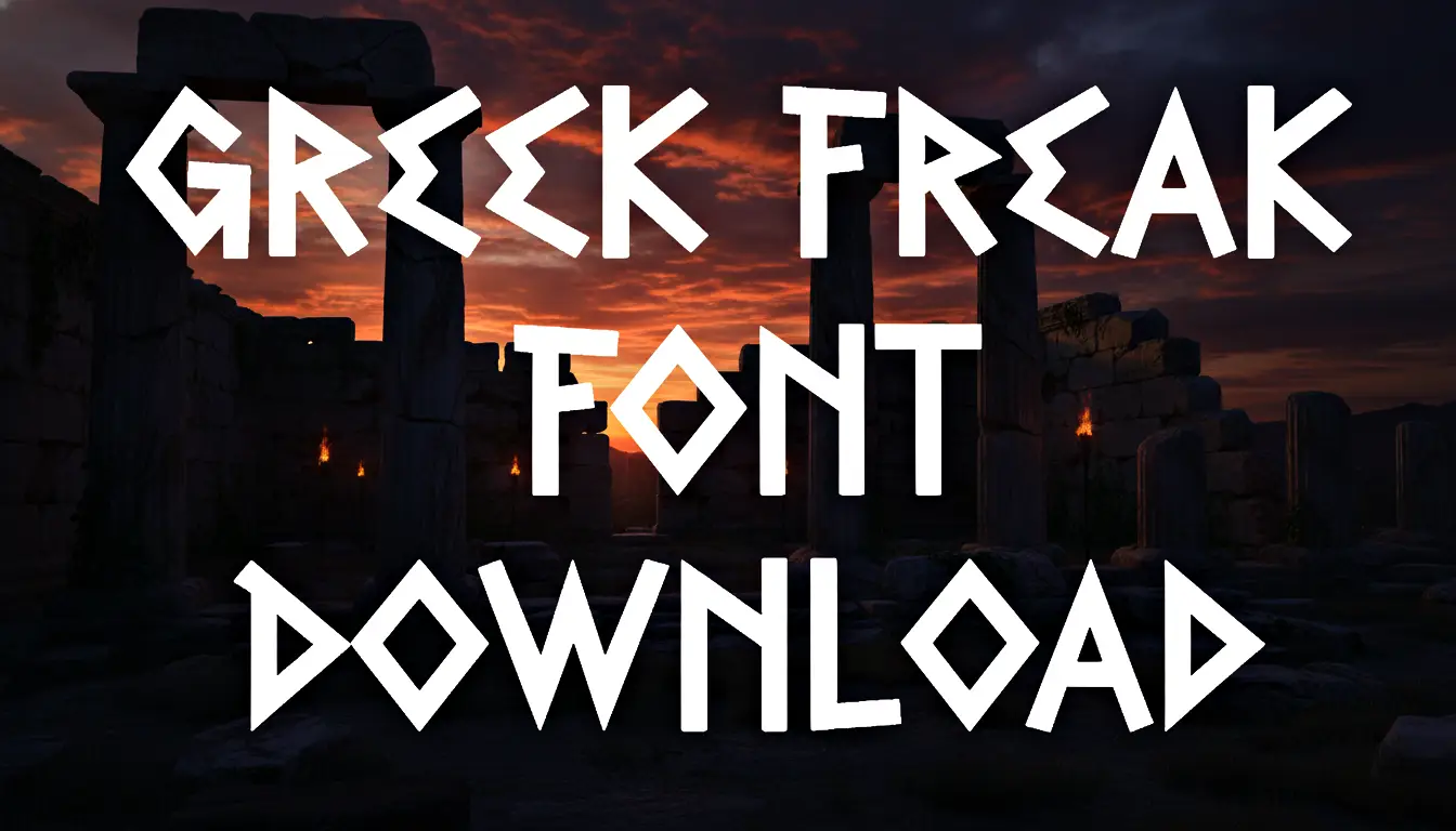 Greek Freak Font Download