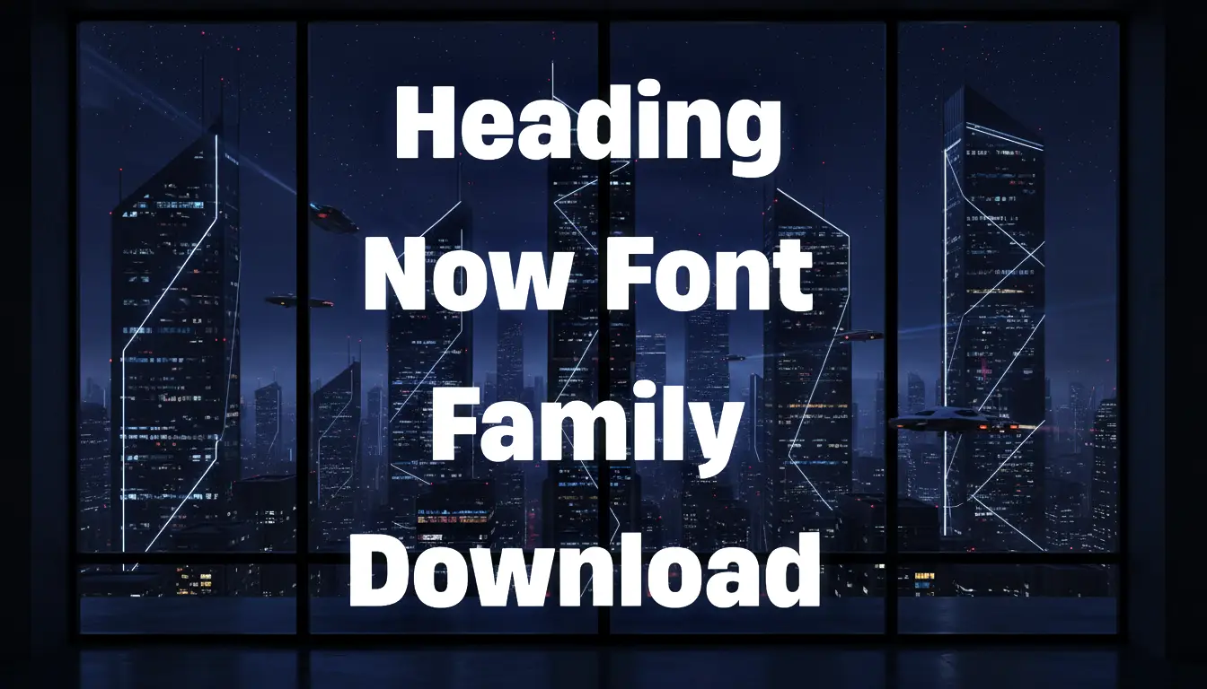 Heading Now Font Family Download