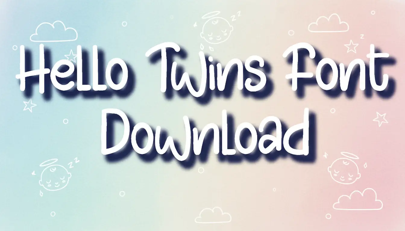 Hello Twins Font Download
