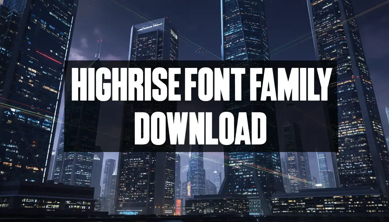 HighRise Font Family Download