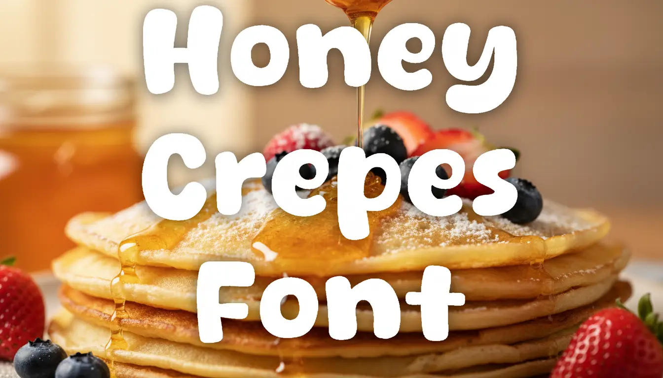 Honey Crepes Font