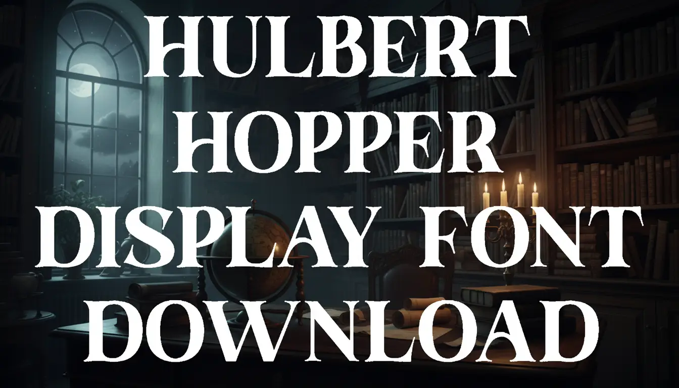 Hulbert Hopper Display Font Download