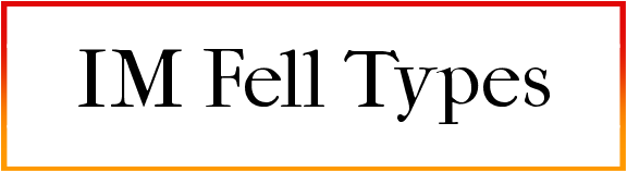 IM Fell Types Font free download
