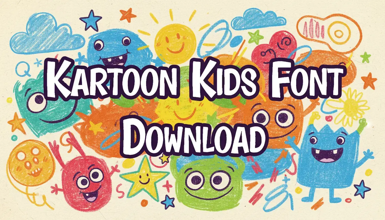 Kartoon Kids Font Download