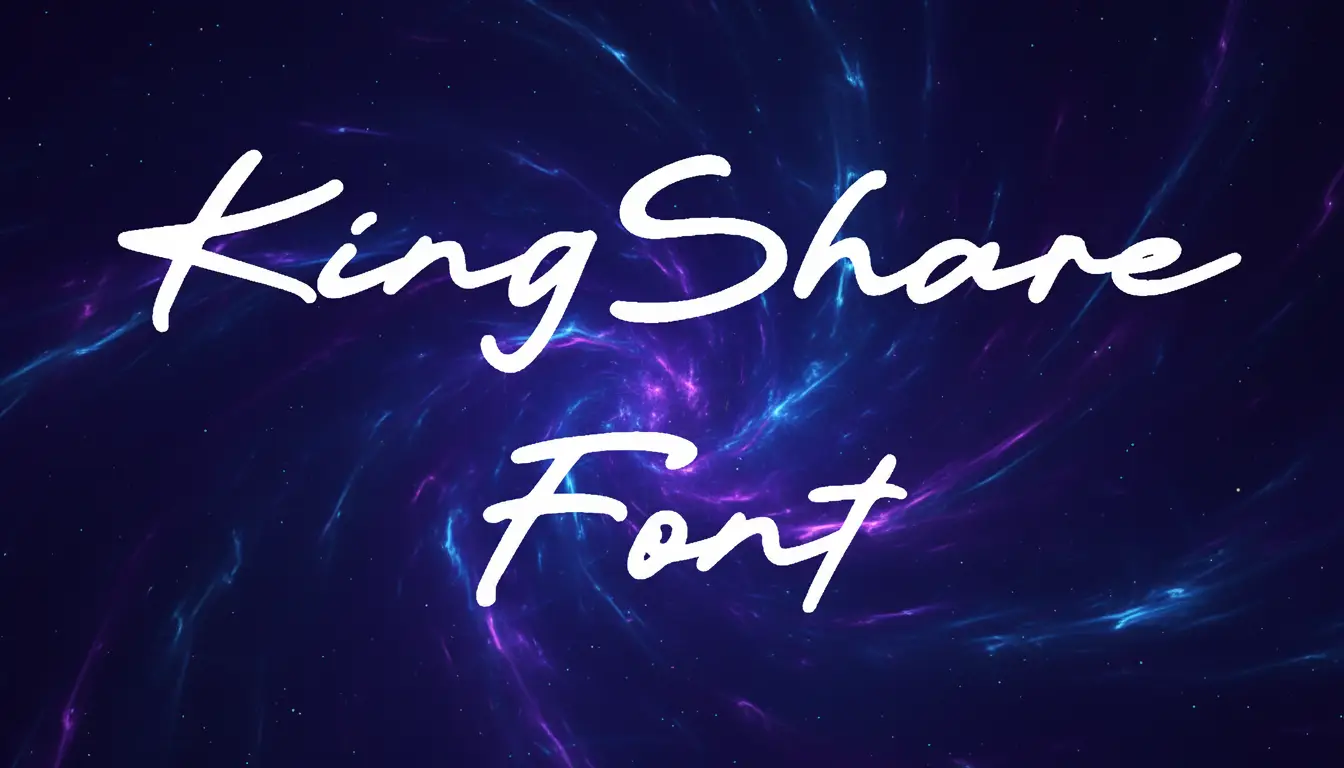 KingShare Font download