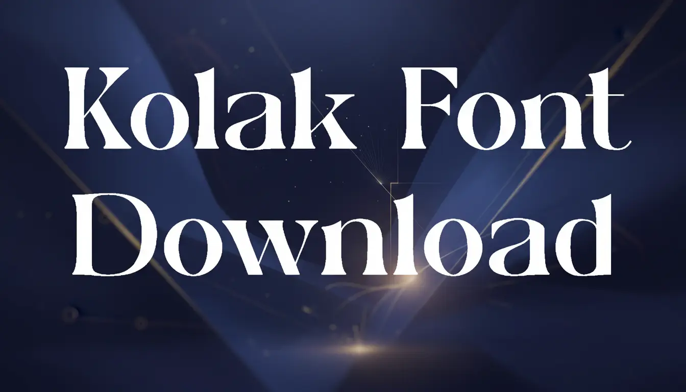 Kolak Font Download