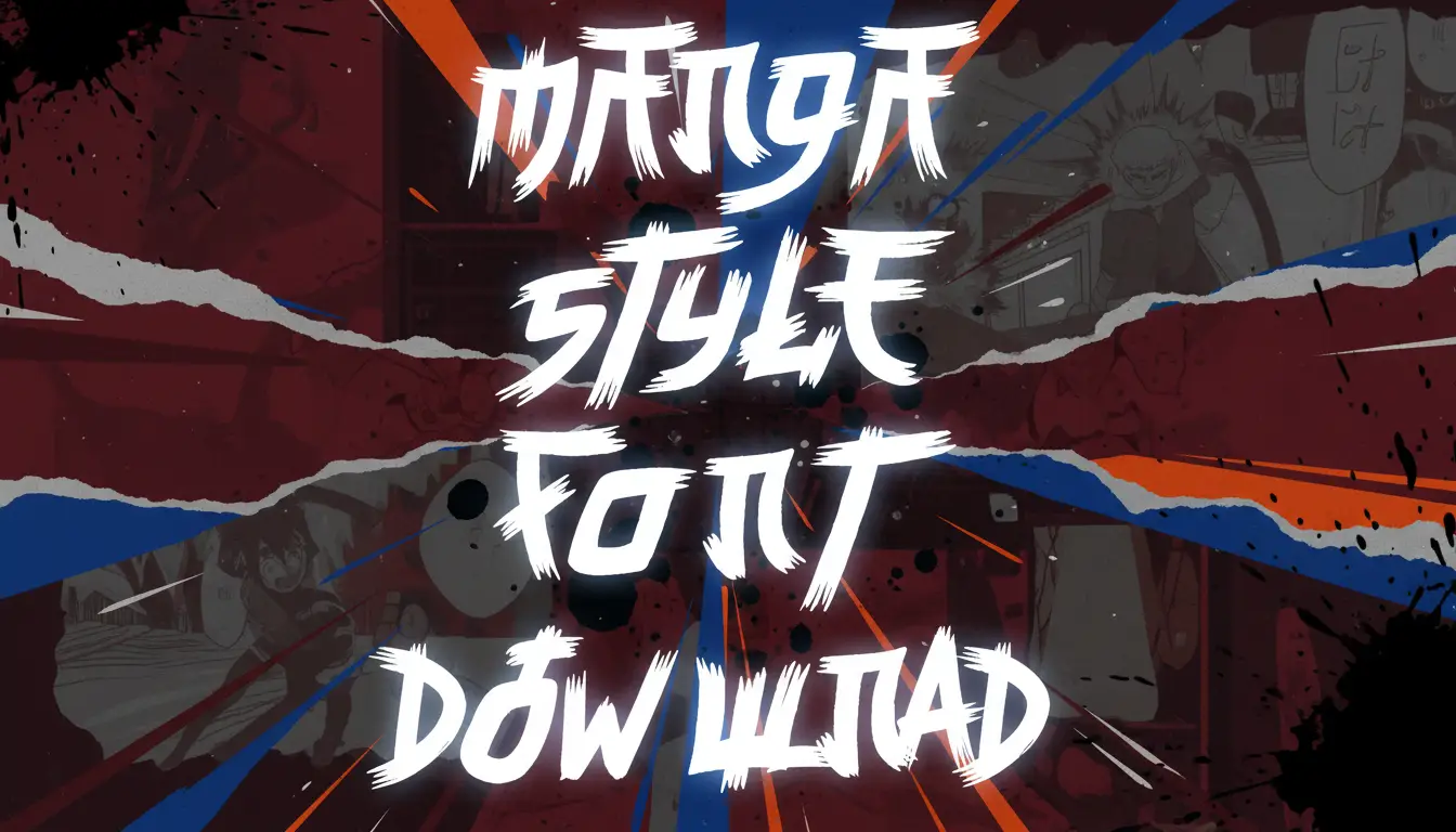MANGA STYLE FONT DOWNLOAD