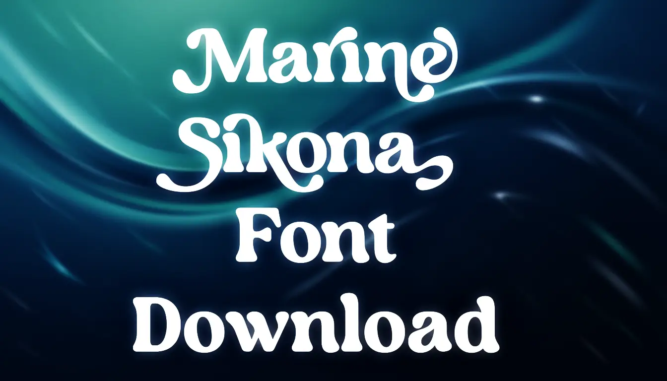 Marine Sikona Font Download