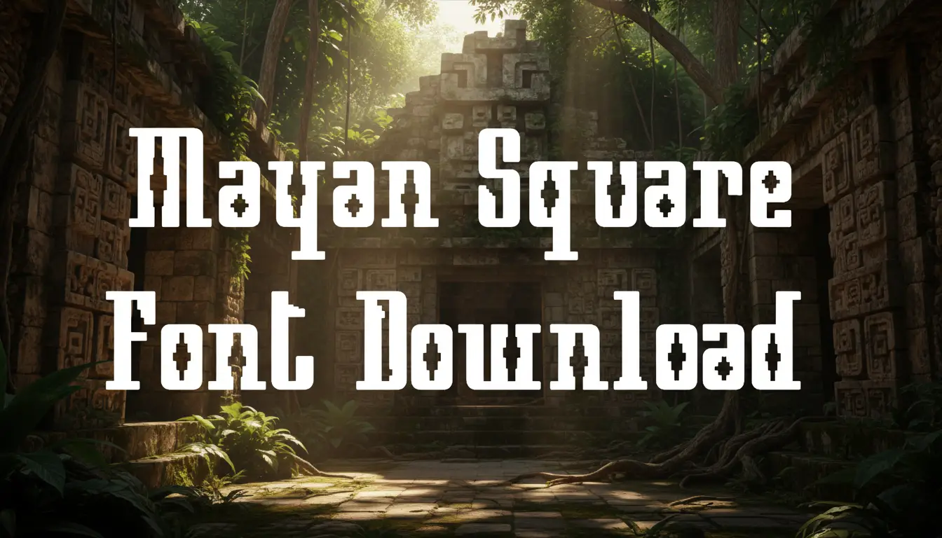 Mayan Square Font Download
