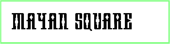Mayan Square Font free Download