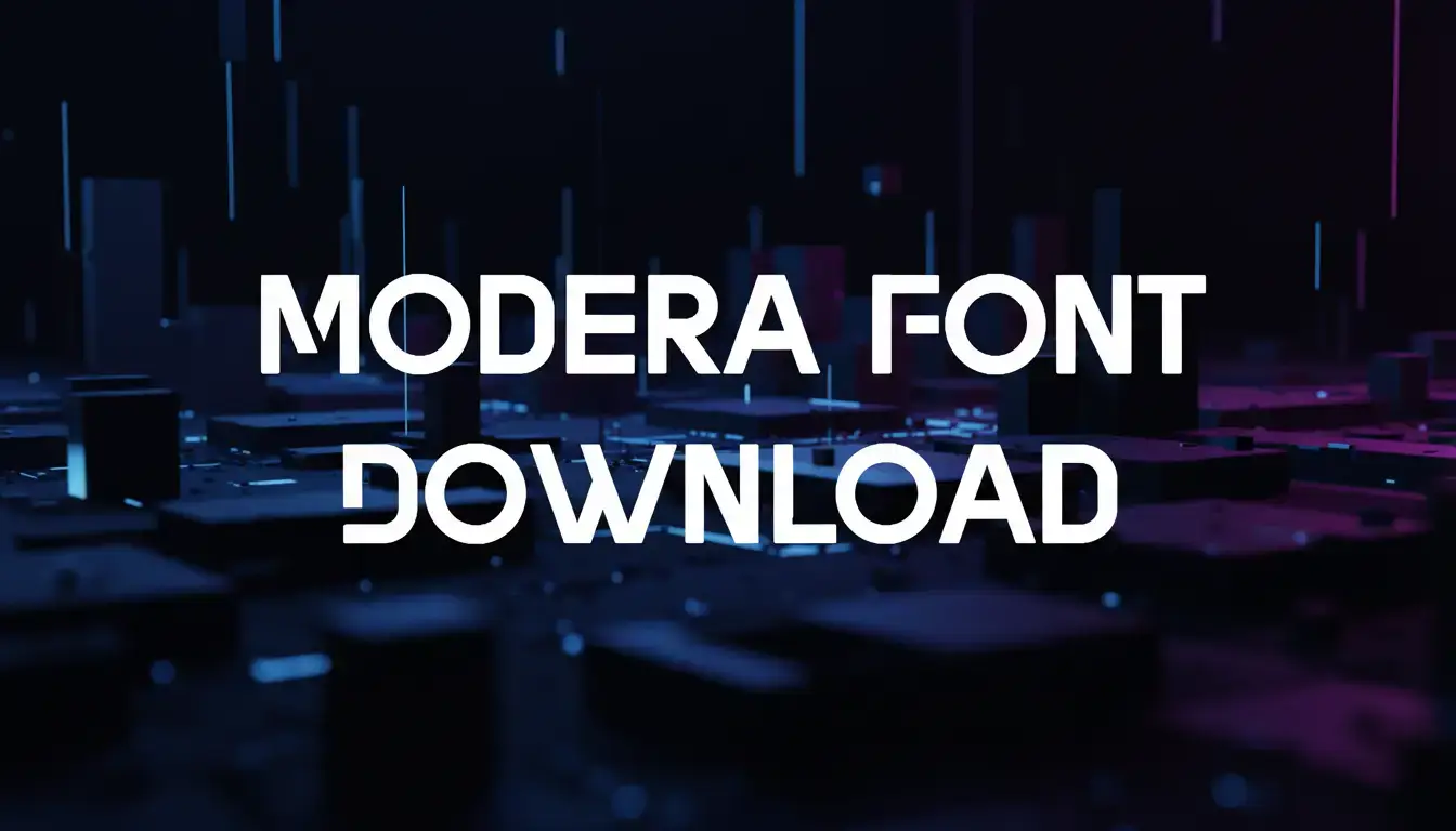 Modera Font Download