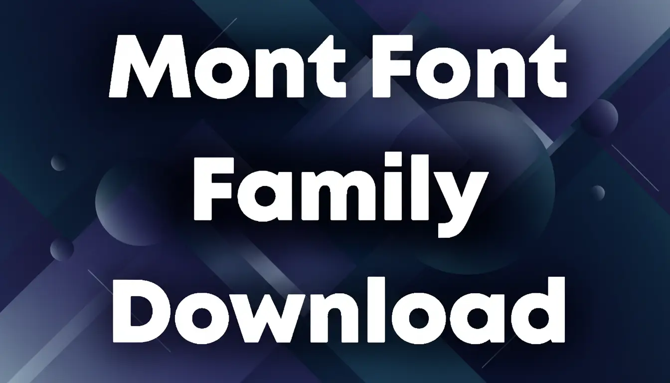 Mont Font Family Download