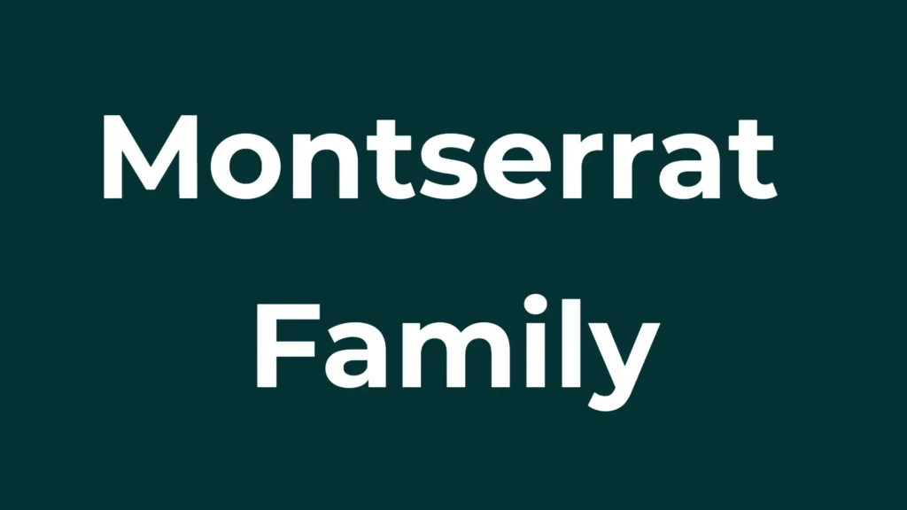 Montserrat Family