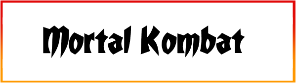 Mortal Kombat Font free download