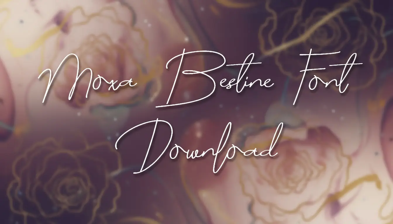 Moxa Bestine Font Download
