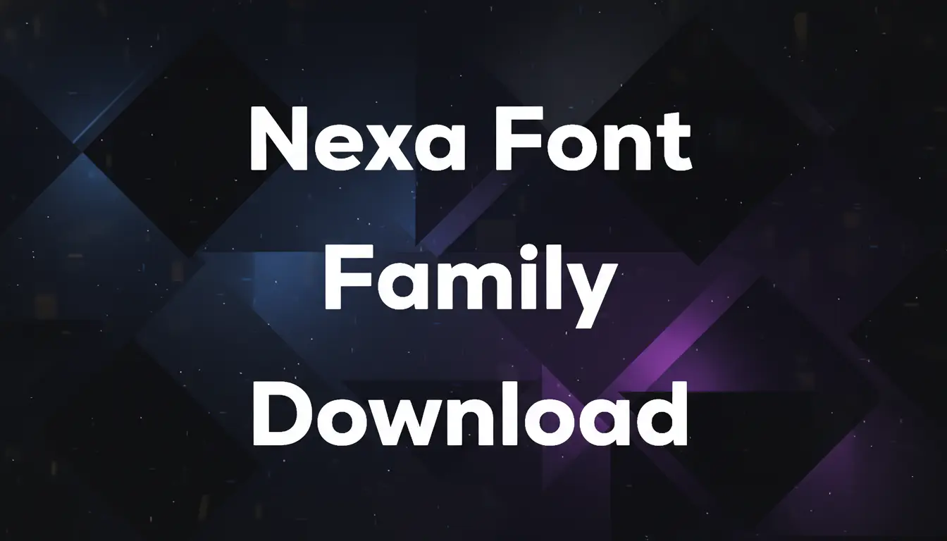 Nexa Font Family Download