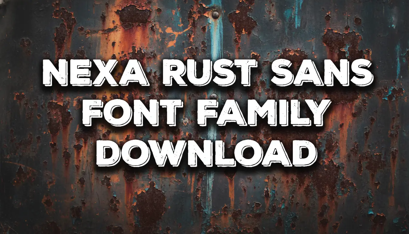 Nexa Rust Sans Font Family Download