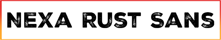 Nexa Rust Sans Font free download
