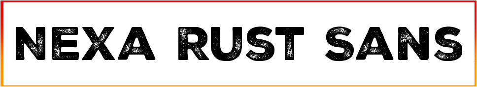 Nexa Rust Sans Font free download