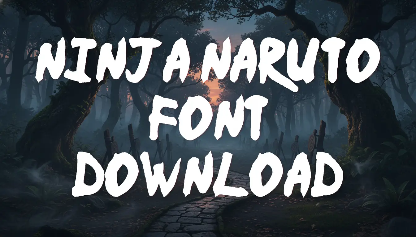 Ninja Naruto Font Download