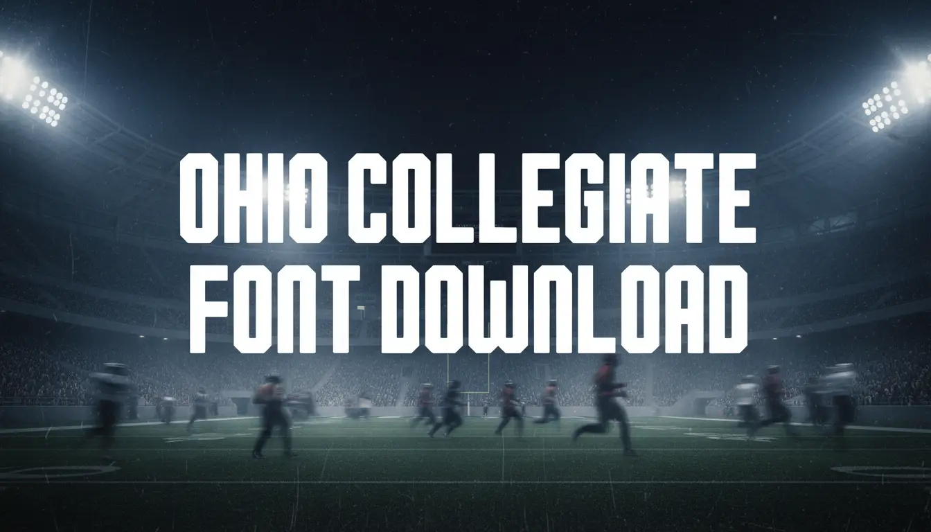 Ohio Collegiate Font Download