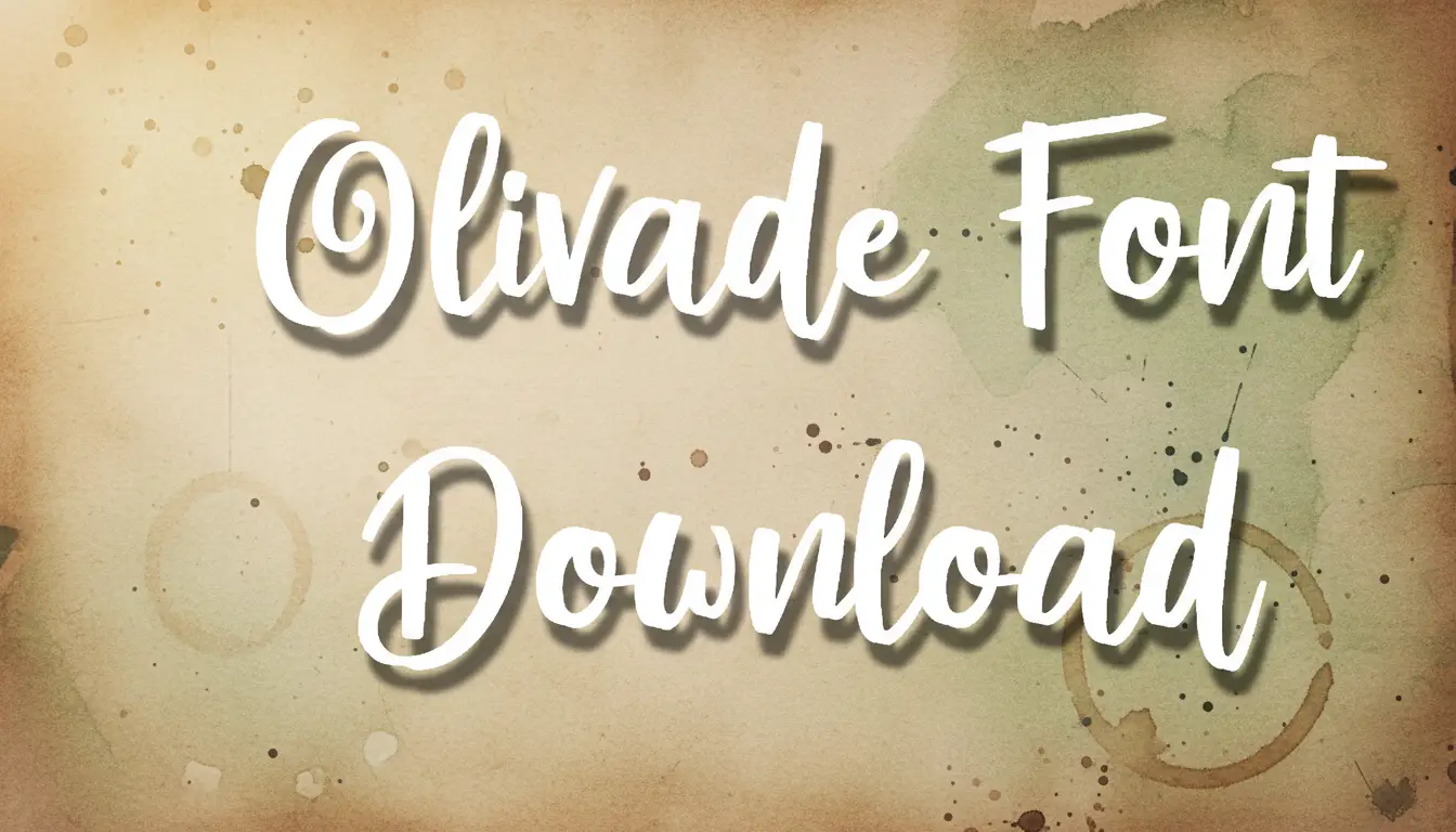 Olivade Font Download