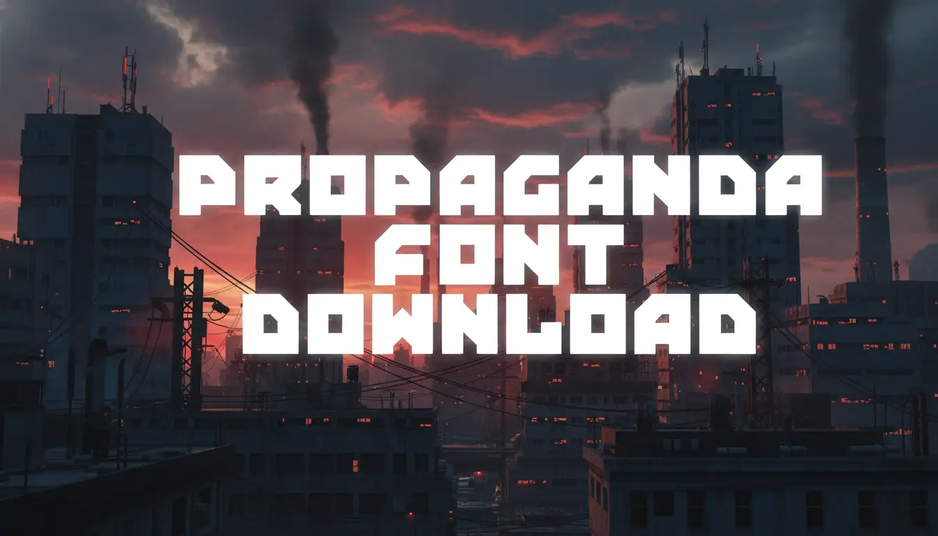 Propaganda Font Download