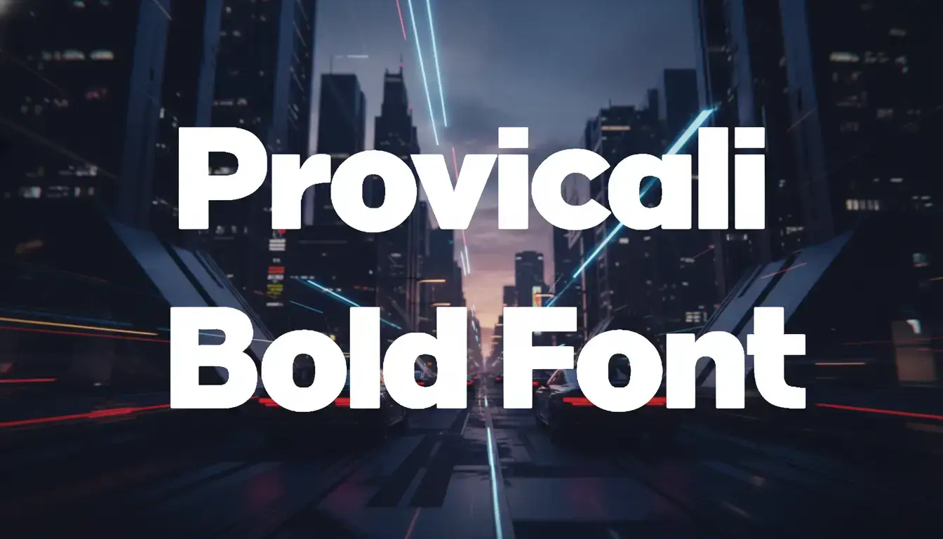 Provicali Bold Font