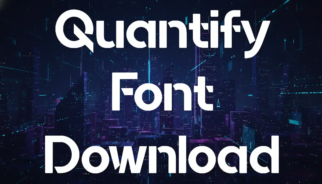 Quantify Font Download