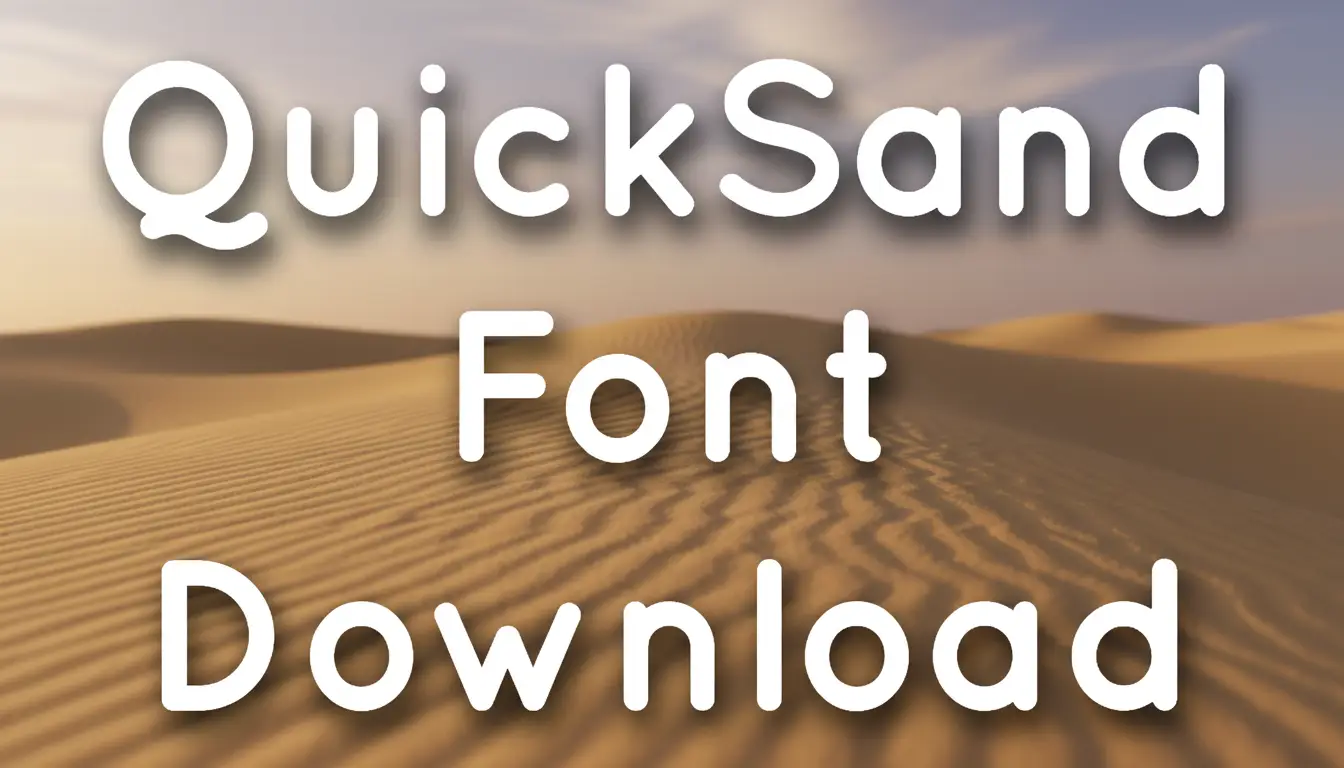 QuickSand Font Download