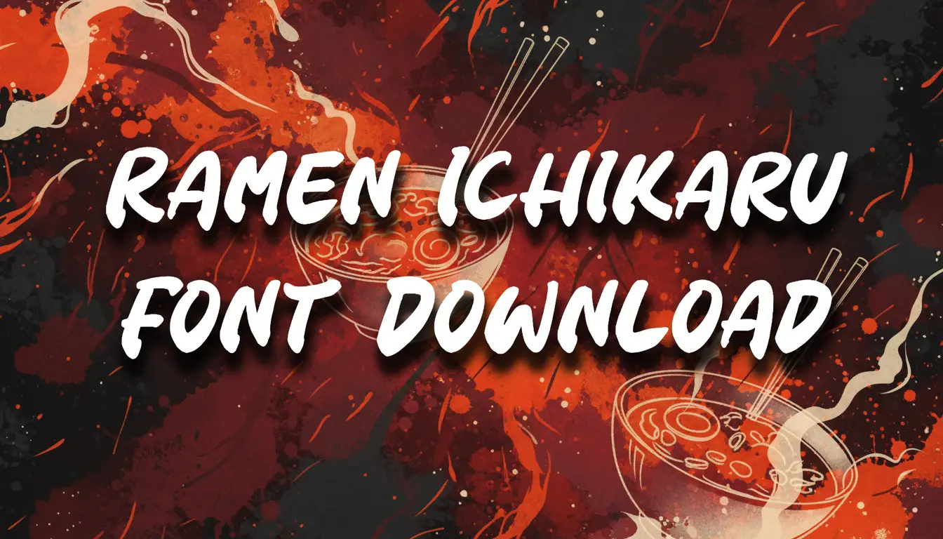 Ramen Ichikaru Font Download