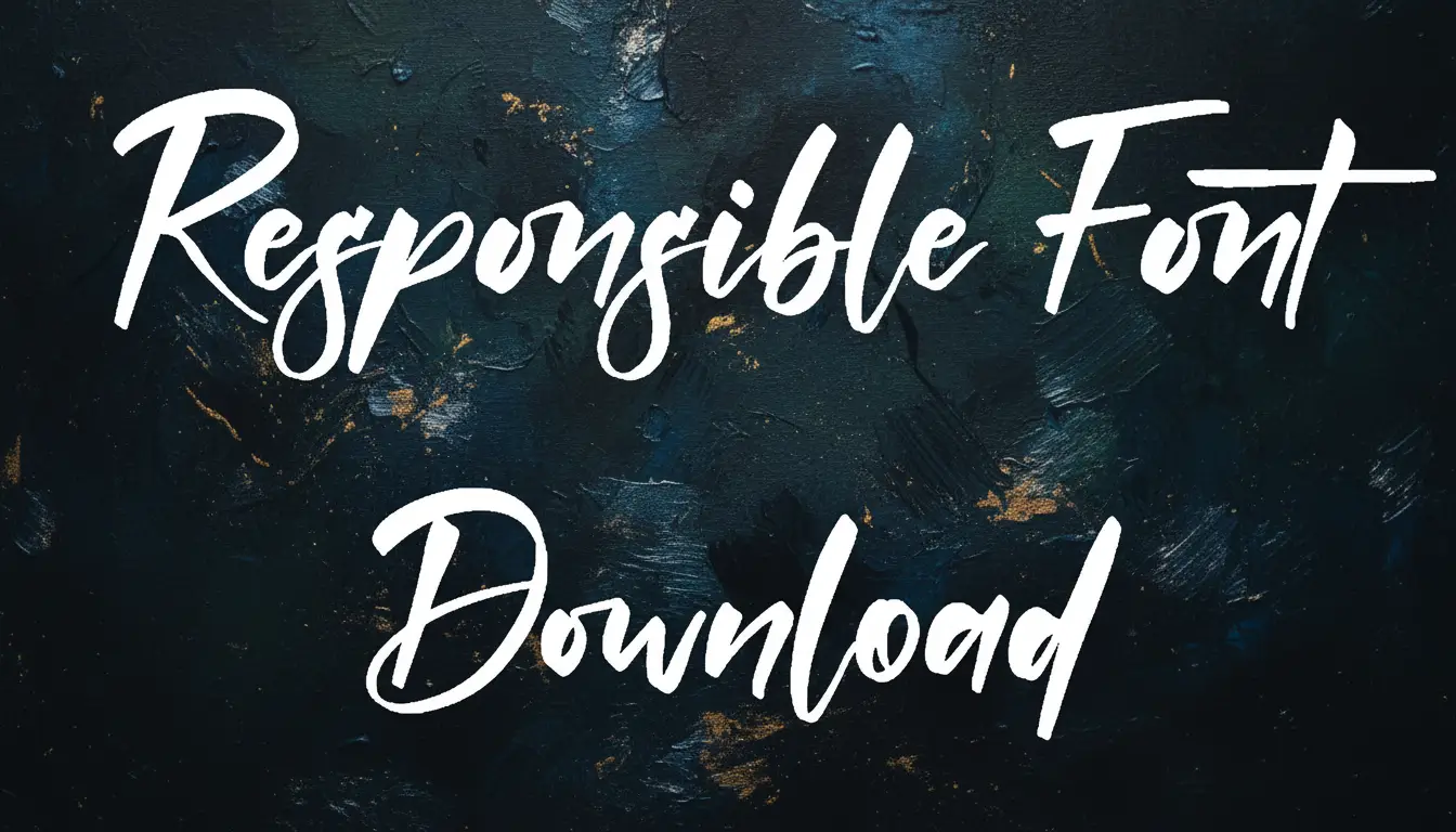 Responsible Font Download