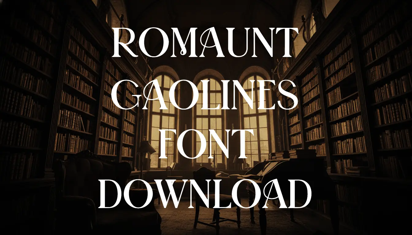 Romaunt Gaolines Font download