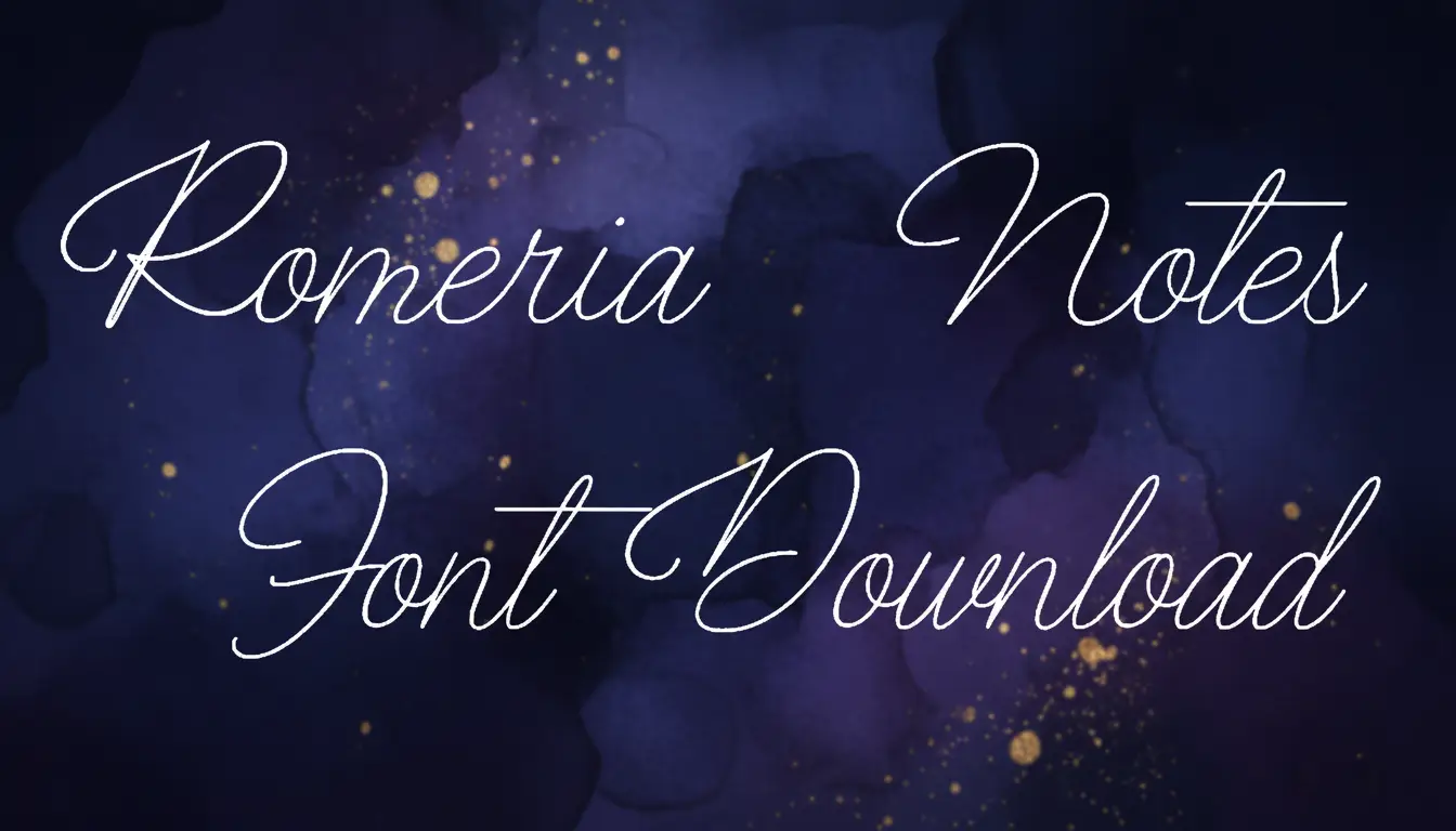 Romeria Notes Font Download