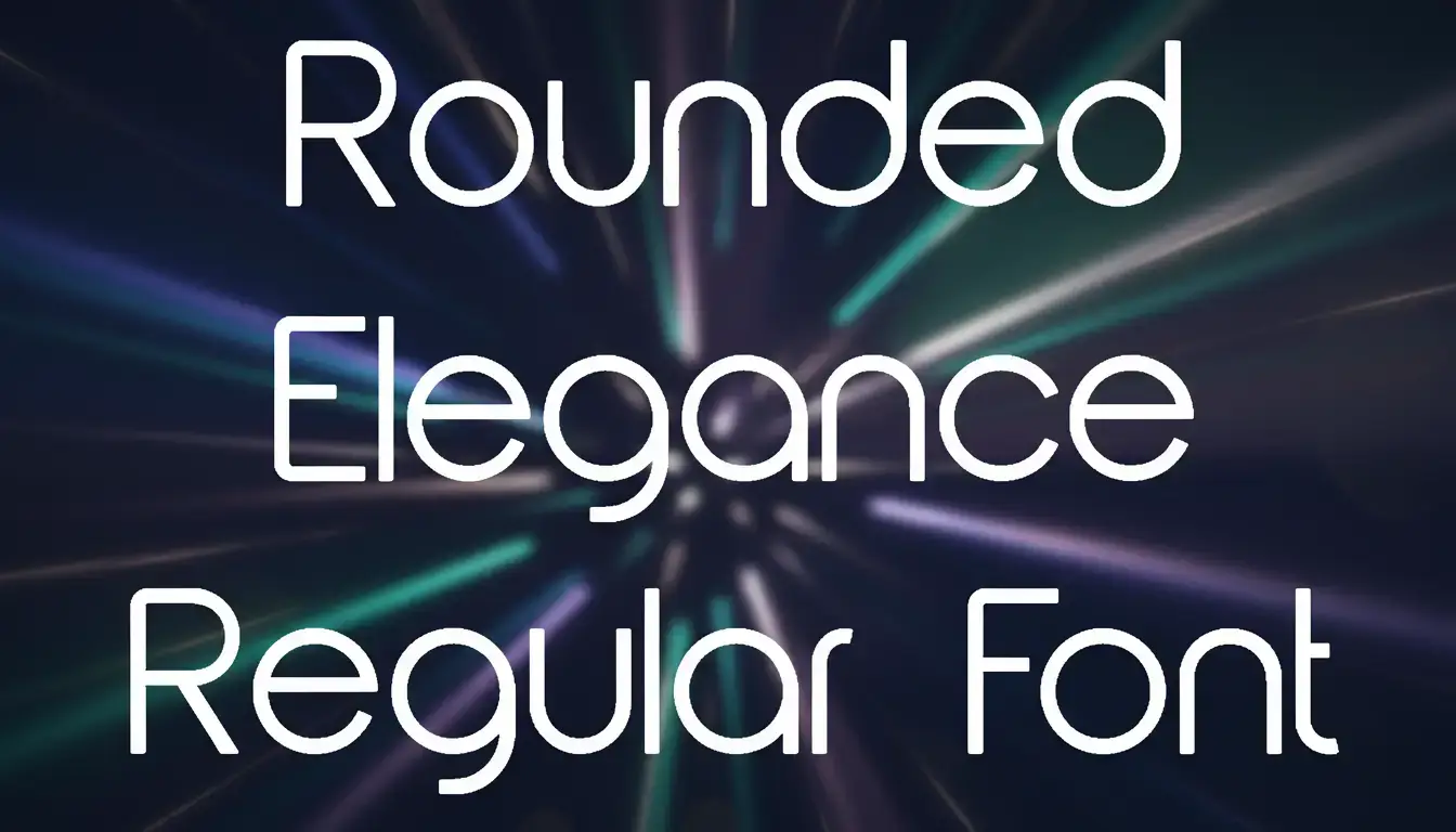 Rounded Elegance Regular Font