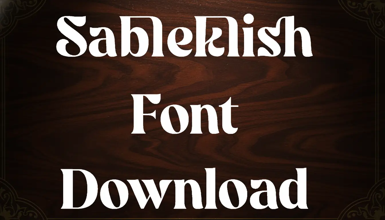 Sableklish Font Download